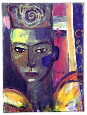 Freundschaft 1987 30 x 40 cm Acryl auf Papier
